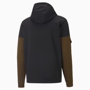 CLOUDSPUN Training Jacket Men, Deep Olive Heather-Puma Black