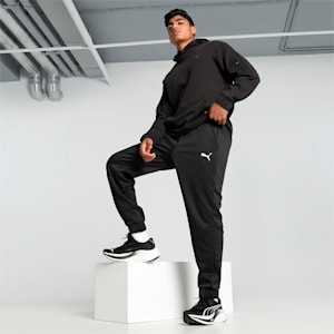 Train All Day PWRFleece Training Jogger Men, PUMA Black-White cat, extralarge-IND