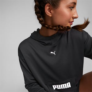 Train All Day Training Women's Relaxed Fit Hoodie, Puma Black, extralarge-IND