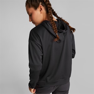 Train All Day Training Women's Relaxed Fit Hoodie, Puma Black, extralarge-IND
