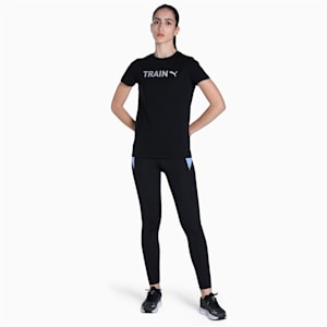 Train All Day 7/8 Women's Training Tights, PUMA Black-Elektro Purple, extralarge-IND