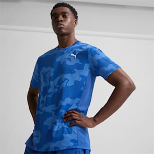 Off Season Printed Men's Training Tee, Cobalt Glaze, extralarge