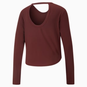 Cloudspun Long Sleeve Training Top Women, Aubergine, extralarge-IND