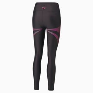Eversculpt High Waisted Full Length Women's Training Leggings, Puma Black-Sunset Pink