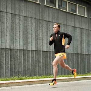 Survêtement de course tissé Run Ultraweave, homme, Noir Puma-Flux solaire