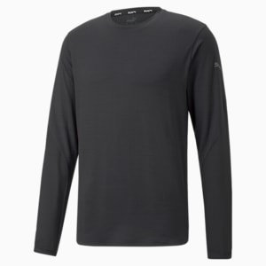 CLOUDSPUN Long Sleeve Running Tee Men, Puma Black Heather