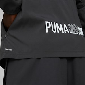 RUN PLCD HOODED Men's Jacket, Puma Black, extralarge-IND