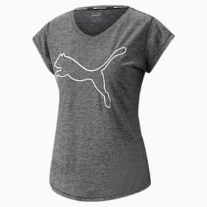 Favourite Heather Cat Training Women's T-Shirt, Puma Black Heather, extralarge-IND