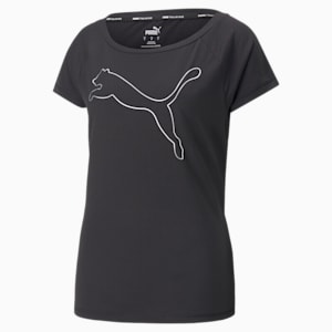 Favourite Jersey Cat Training Women's Regular Fit T-Shirt, Puma Black, extralarge-IND