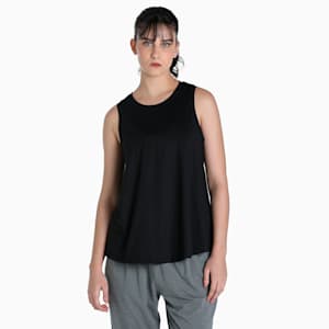 Maternity Women's Relaxed Fit Training Tank Top, Puma Black, extralarge-IND