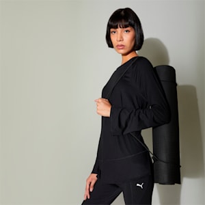 Maternity Bell Sleeve Women's Training T-Shirt, Puma Black, extralarge-IND