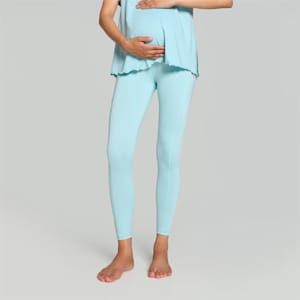 Maternity Fav Forever Women's High-Waist 7/8 Training Leggings, Turquoise Surf, extralarge-IND