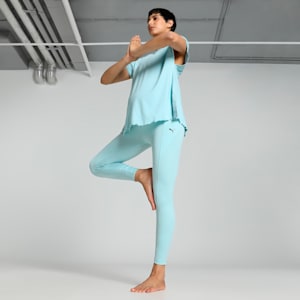 Maternity Fav Forever Women's High-Waist 7/8 Training Leggings, Turquoise Surf, extralarge-IND