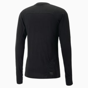 SEASONS Wool Long Sleeve Running Tee Men, Puma Black