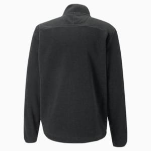SEASONS Full-Zip Men's Running Fleece, PUMA Black Heather-Silver