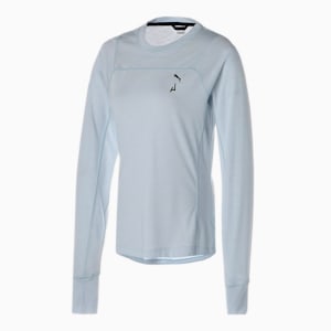 ウィメンズ ランニング シーズンズ ウール 長袖 Tシャツ, Platinum Gray