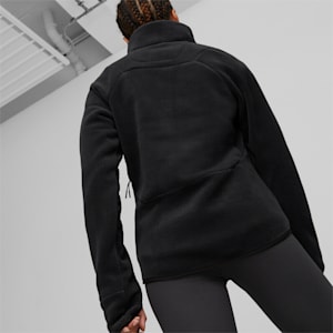 SEASONS Women's Full-Zip Running Fleece, Puma Black, extralarge-IND