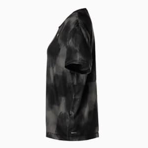 ウィメンズ ヨガ スタジオ AOP トレンド 半袖 Tシャツ, Puma Black-Paint Stroke print