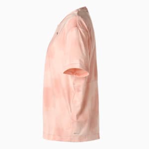 ウィメンズ ヨガ スタジオ AOP トレンド 半袖 Tシャツ, Rose Quartz-Paint Stroke print