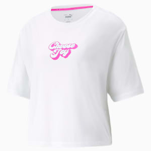 ウィメンズ トレーニング BFB クロップトップ 半袖 Tシャツ, Puma White