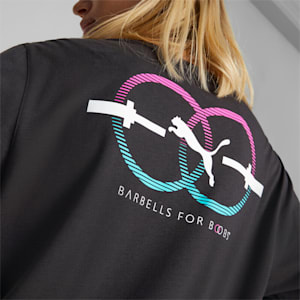 PUMA x BARBELLS FOR BOOBS Training Tee, Puma Black