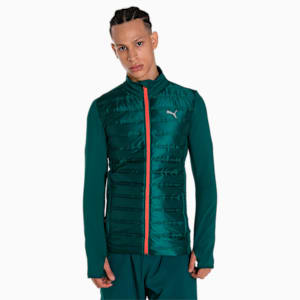 PUMA x one8 Men's Padded Slim Fit Jacket, Varsity Green, extralarge-IND