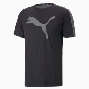 PUMA Fit Logo Men's Training Tee, Puma Black