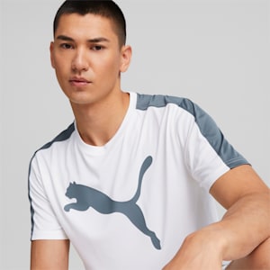 T-shirt d'entraînement à logo PUMA Fit, homme, Blanc Puma