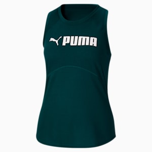 Débardeur d'entraînement à logo PUMA Fit PL, femme, Vert universitaire