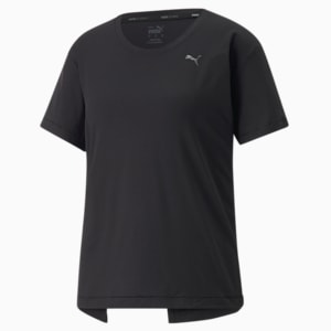 ウィメンズ ヨガ スタジオ トレンド 半袖 Tシャツ, Puma Black