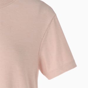 ウィメンズ ヨガ スタジオ トレンド 半袖 Tシャツ, Rose Quartz Heather