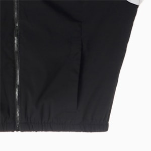 ウィメンズ トレーニング PUMA FIT ロゴ カラーブロック ウーブンジャケット, Puma Black-Puma White