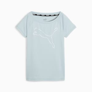 ウィメンズ トレーニング フェイバリット ジャージー キャット Tシャツ, Turquoise Surf, extralarge-JPN