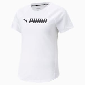 ウィメンズ トレーニング PUMA FIT ロゴ Tシャツ スリーブレス, Puma White