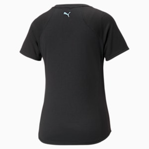 ウィメンズ トレーニング PUMA FIT ロゴ Tシャツ スリーブレス, PUMA Black-Elektro Purple
