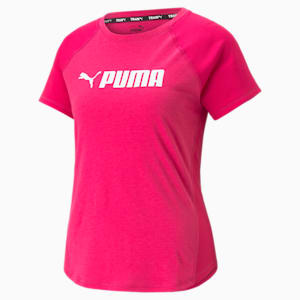 ウィメンズ トレーニング PUMA FIT ロゴ Tシャツ スリーブレス, Orchid Shadow-PUMA White