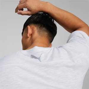 メンズ ランニング ロゴ 半袖 Tシャツ, Puma White