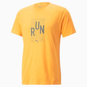 メンズ ランニング ロゴ 半袖 Tシャツ, Sun Stream