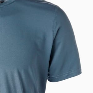 メンズ ヨガ スタジオ メッシュ 半袖 Tシャツ, Evening Sky