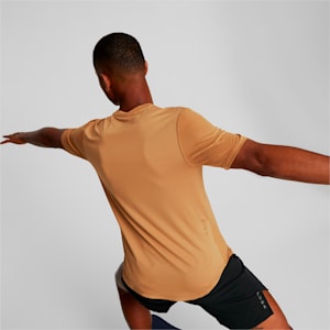 メンズ ヨガ スタジオ メッシュ 半袖 Tシャツ, Desert Tan