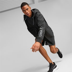 メンズ トレーニング PUMA FIT ウーブン ジャケット, PUMA Black-Cool Dark Gray
