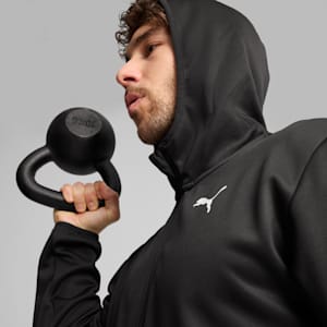 メンズ トレーニング トレインオールデイ パワーフリース フルジップ スウェット フーディ, PUMA Black, extralarge-JPN