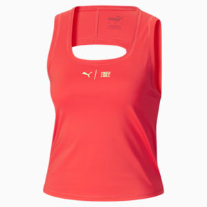 Playera sin mangas para correr para mujer PUMA x FIRST MILE, Firelight, extralarge