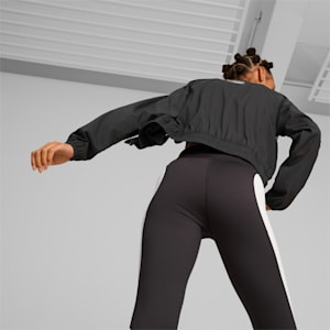 Chamarra para entrenar PUMA Fit tejida a la moda para mujer, PUMA Black