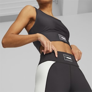 Leggings de entrenamiento de talle alto y 7/8 PUMA Fit para mujer, PUMA Black-PUMA White