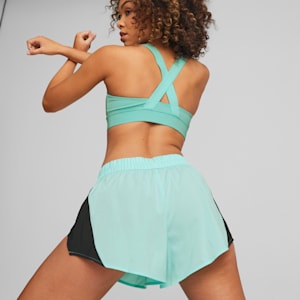 PUMA FIT Fashion Flow Women's Shorts, Electric Peppermint-PUMA Black