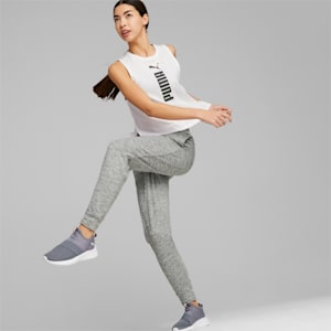 Camiseta sin mangas de entrenamiento PUMA Fit Tri-blend para mujer, PUMA White
