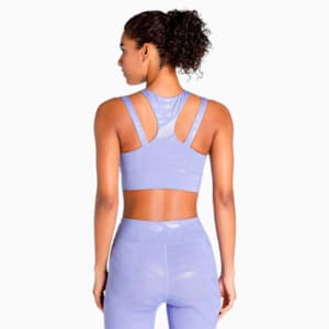Nova Shine Eversculpt Women's Training Sports Bra, Elektro Purple, extralarge-IND