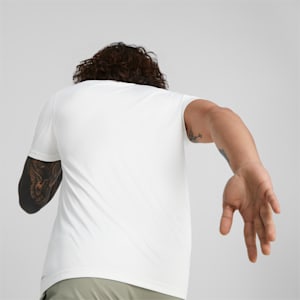 PUMA Fit Logo Graphic Men's Training Tee, PUMA White