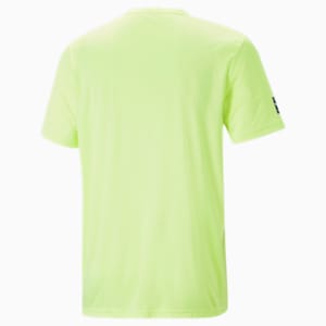 Playera para entrenar con estampado de logotipo PUMA Fit para hombre, Fast Yellow